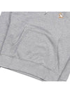 Chillax Fox Patch Classic Hoodie Grey Melange - MAISON KITSUNE - BALAAN 8