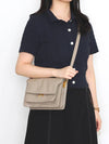 Trunk Soft Medium Cross Bag Grey - MARNI - BALAAN 8