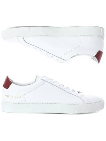 Achilles Retro Low White Sole Sneakers 2283 0536 - COMMON PROJECTS - BALAAN 1