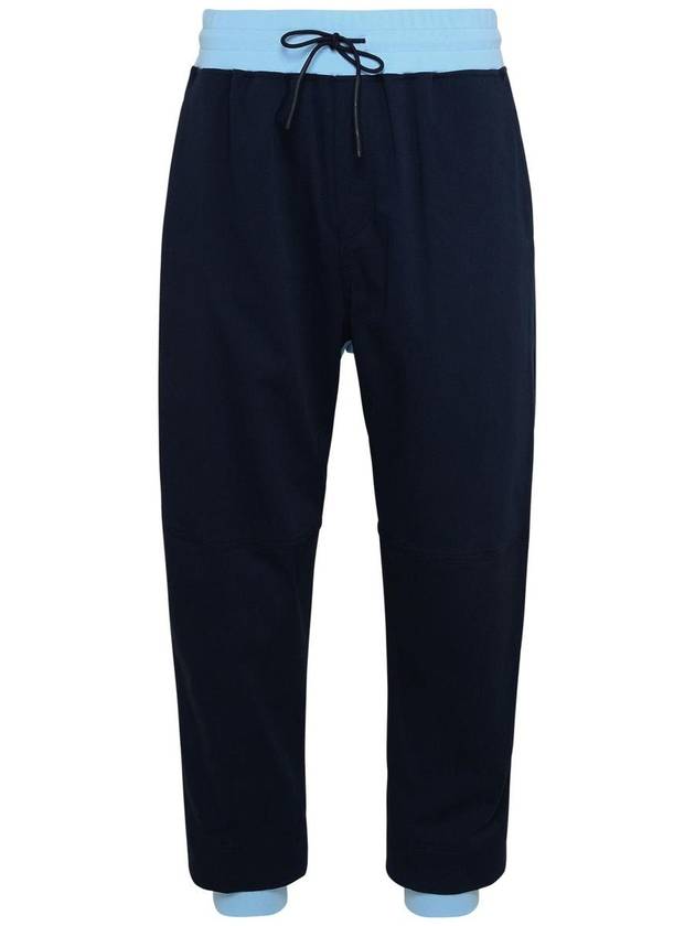 Ferrari Navy Cotton Blend Pants - FERRARI - BALAAN 1