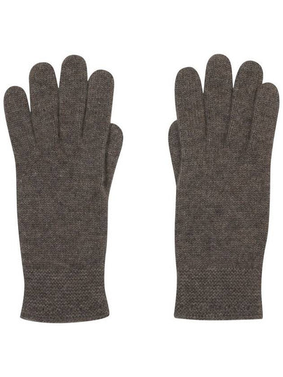 Whole Garment Knit Gloves Brown - CALLAITE - BALAAN 2