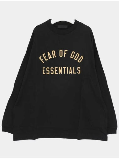 Essential Print Jersey Long Sleeve Overfit Men s T Shirt 125BT244200F - FEAR OF GOD - BALAAN 1