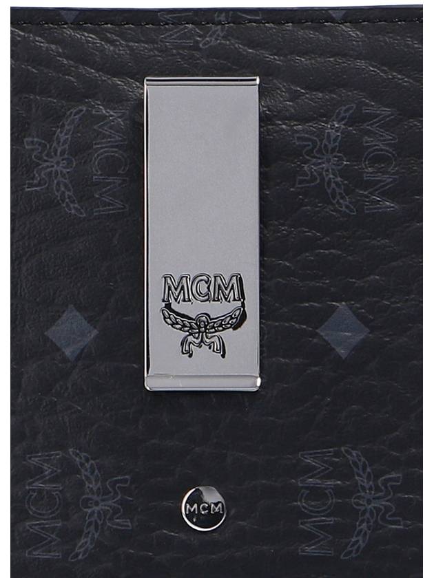 MCM Card Holder With Clip, Men's, Black - MCM - BALAAN 3