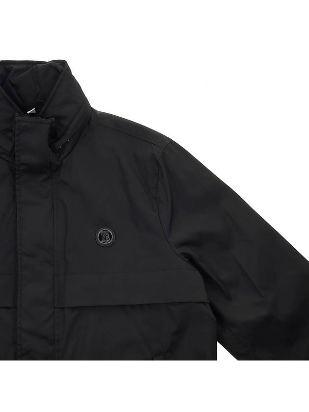 Men's Packaway Monogram Motifwindbreaker Black - BURBERRY - BALAAN 5