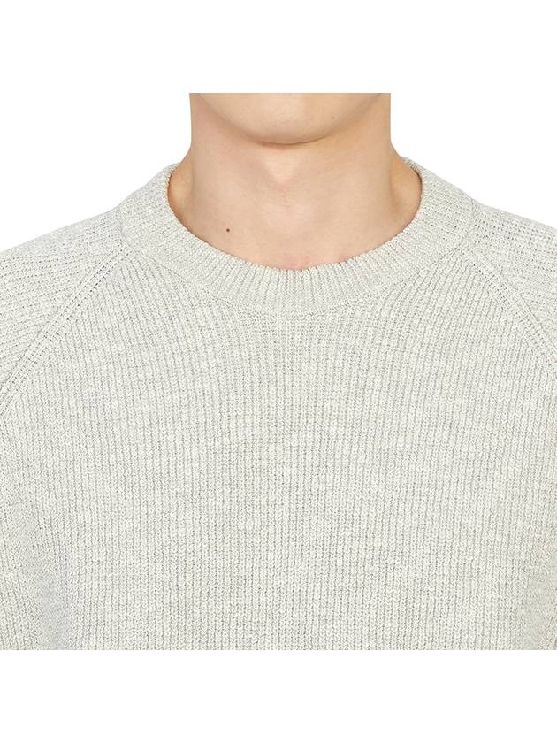 Shadow Project Waffen Patch Badge Knit Top Grey - STONE ISLAND - BALAAN 7