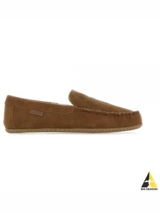 Ralph Lauren Suede Colin Loafer Brown 15RF103842 - RALPH LAUREN - BALAAN 1