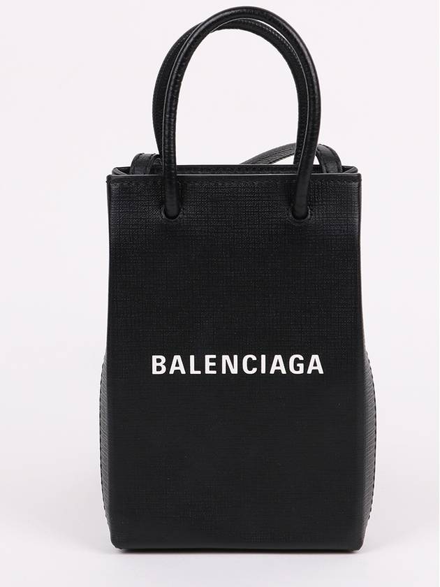 Phone mini logo shopping cross bag 693805 - BALENCIAGA - BALAAN 1