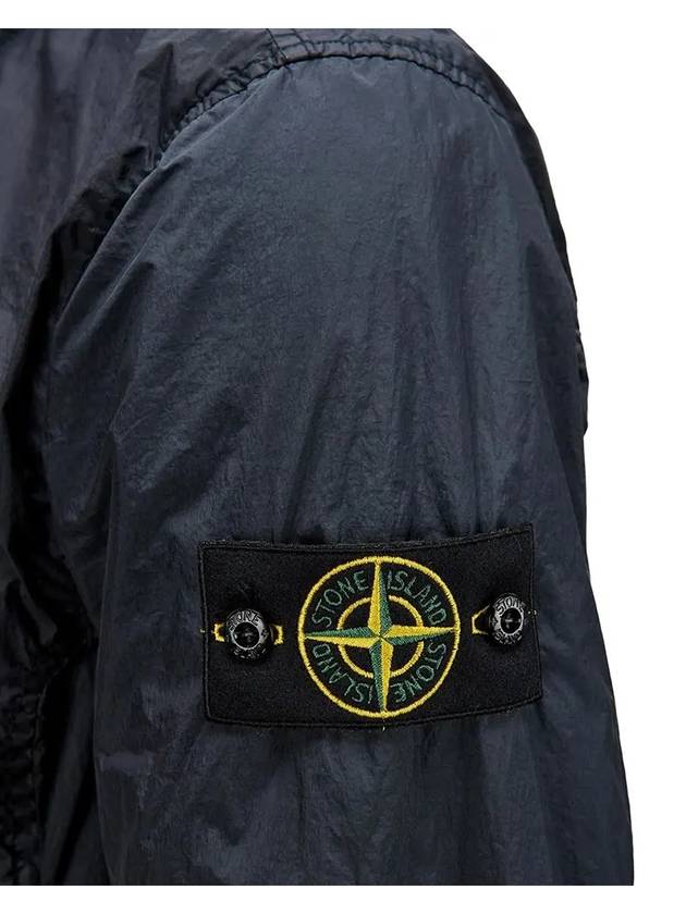 Crinkle Reps Wappen Bomber Jacket Navy - STONE ISLAND - BALAAN 4