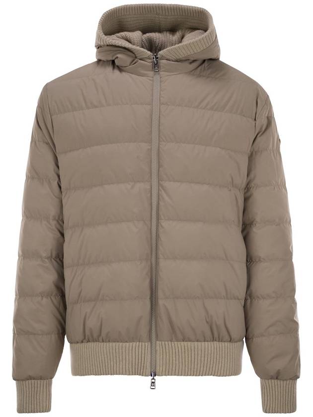 Cashmere Reversible Wool Hooded Zip Up White - MONCLER - BALAAN 6