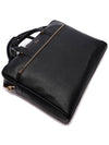 Shiny Grain Leather Brief Case Black - TOM FORD - BALAAN.