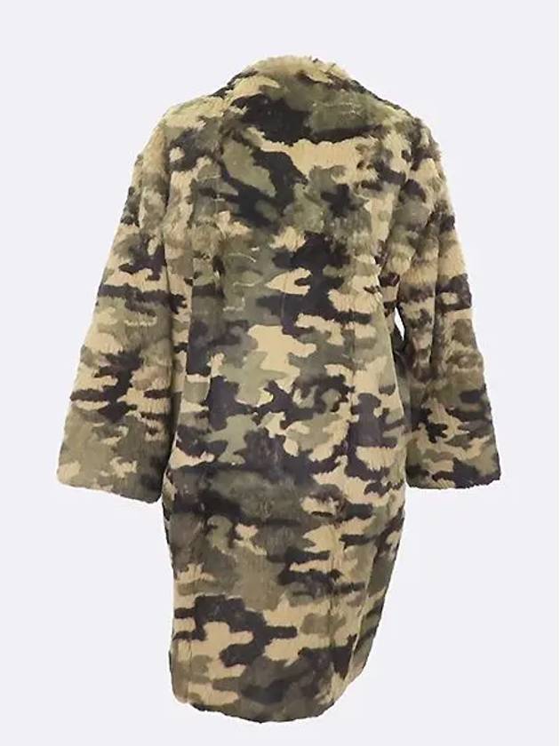 1541MDC18 Camo Pattern Fur Half Women s Jacket - MSGM - BALAAN 3