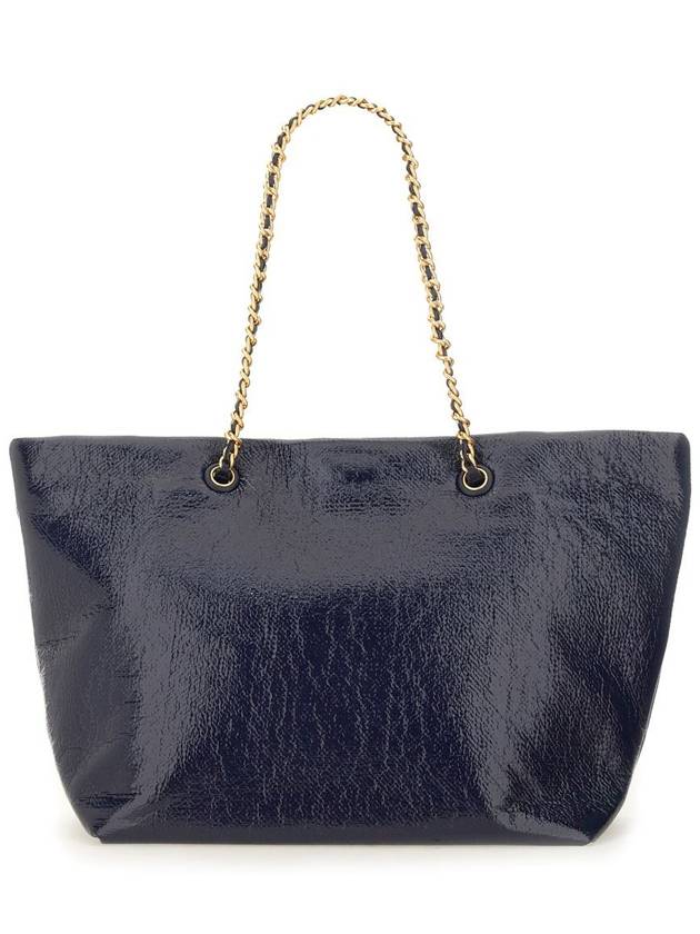 Ella Chain Tote Bag Blue - TORY BURCH - BALAAN 3