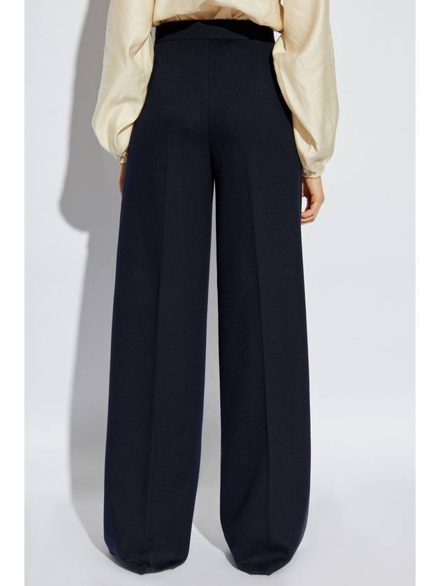 Max Mara Trousers Corea, Women's, Navy Blue - MAX MARA - BALAAN 4