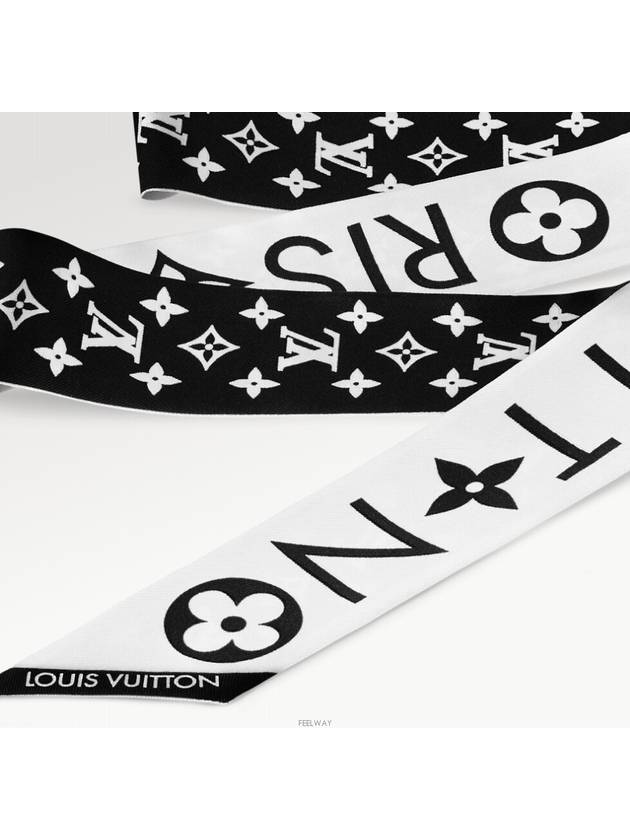 Monogram Infinity BB Scarf White - LOUIS VUITTON - BALAAN 3