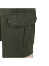 Multi Pocket Cargo Shorts Dartk Green - LORO PIANA - BALAAN 8