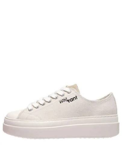 Austin Logo Print Platform Low Top Sneakers Ecru - ISABEL MARANT - BALAAN 2