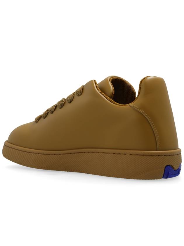 Box Leather Low Top Sneakers Shrew - BURBERRY - BALAAN 6