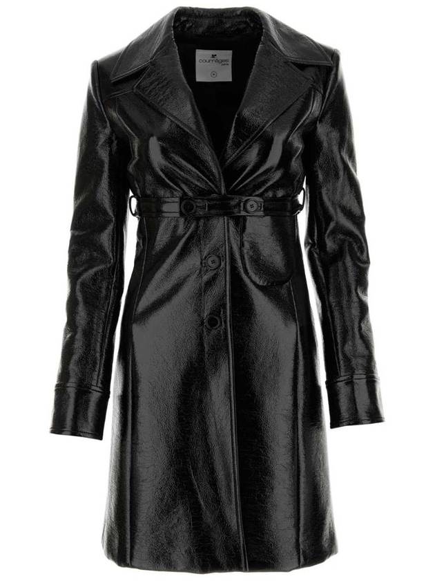 Trench Coat 323CMA104VY0014 9999 BLACK - COURREGES - BALAAN 2