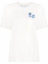 Floral Arrow Short Sleeve T-Shirt White - OFF WHITE - BALAAN.