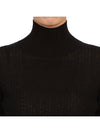 Sax High Neck Knit Turtleneck Black - MAX MARA - BALAAN 7