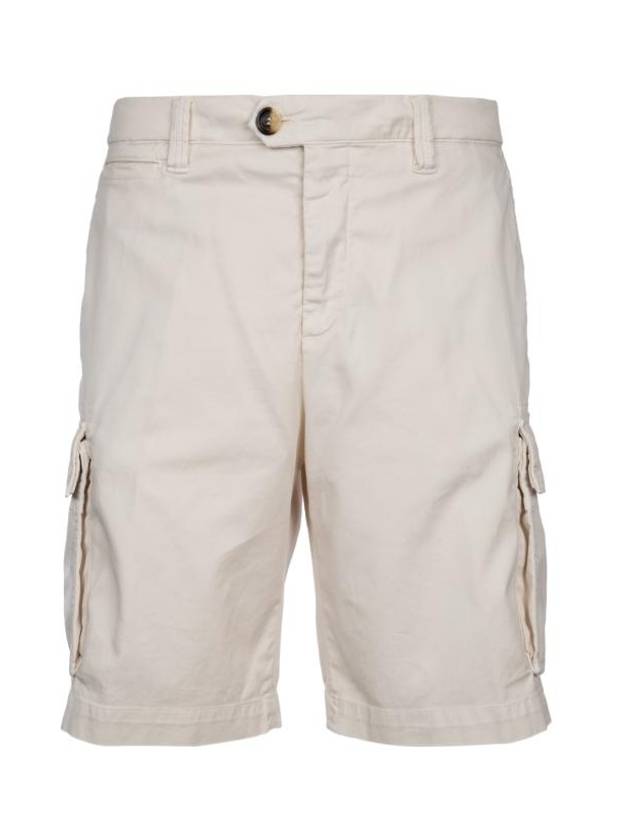 Bermuda Shorts Offwhite - BRUNELLO CUCINELLI - BALAAN 1