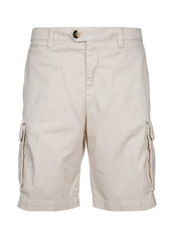 Bermuda Shorts Offwhite - BRUNELLO CUCINELLI - BALAAN 1