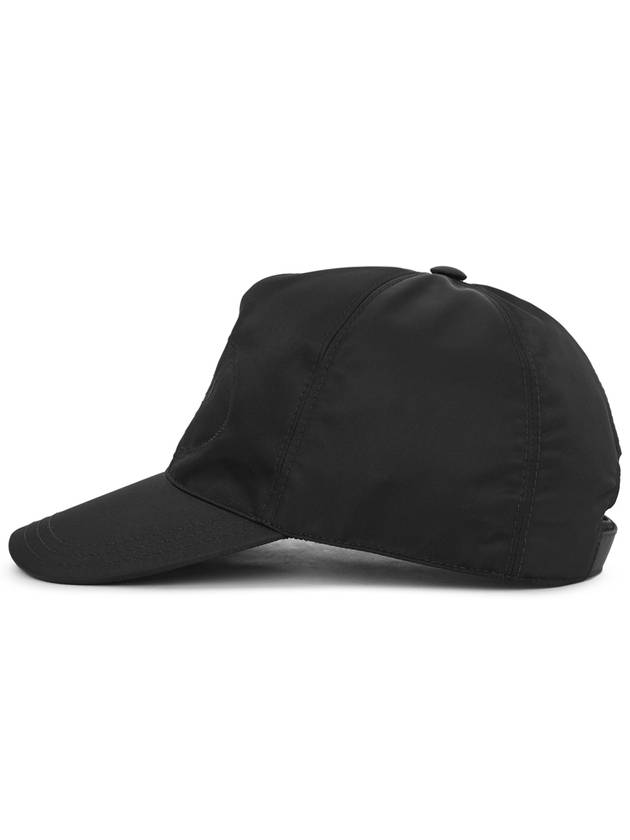 Embroidery Logo Nylon BallCap Black - PRADA - BALAAN 4