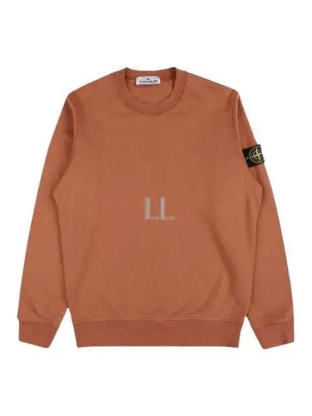 Wappen Patch Garment Dyed Sweatshirt Brown - STONE ISLAND - BALAAN 2