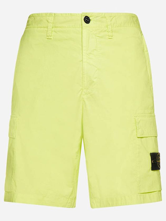 Cargo Bermuda Shorts Neon - STONE ISLAND - BALAAN 2