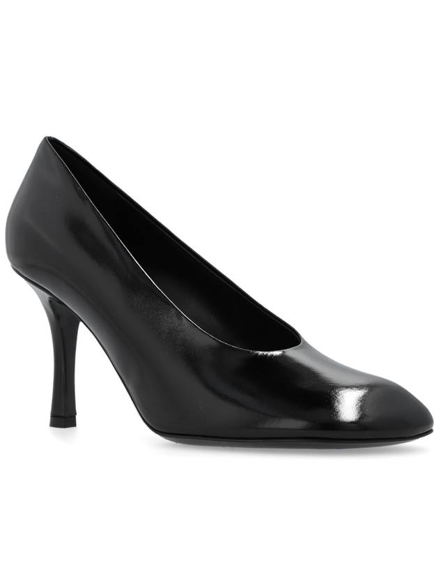 Baby Leather Pumps Black - BURBERRY - BALAAN 5