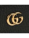 GG Marmont Super Mini Leather Cross Bag Black - GUCCI - BALAAN 6