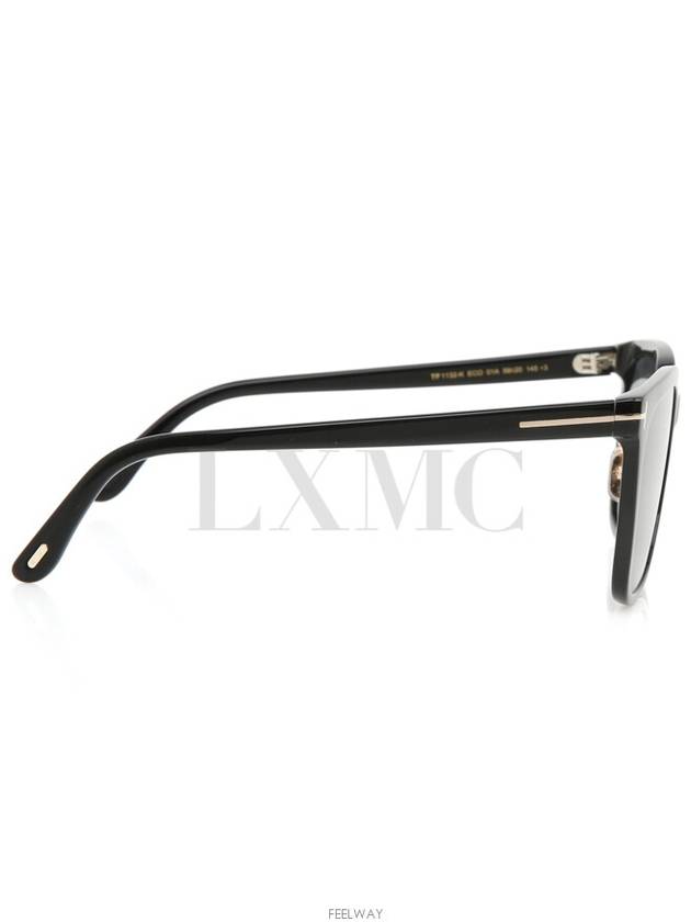 TF1132 Black Gold T Logo Horn Rim Sunglasses - TOM FORD - BALAAN 3