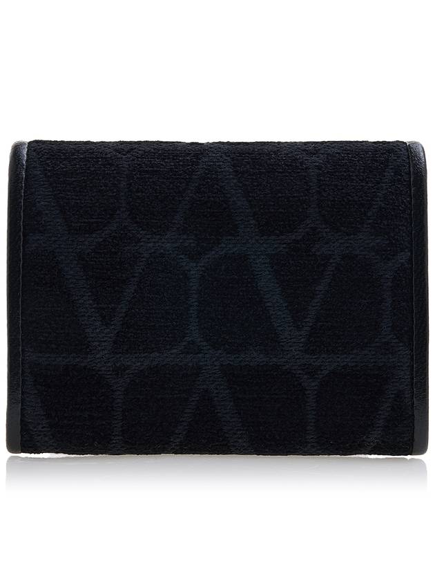 Toile Iconographe Card Wallet Black - VALENTINO - BALAAN 4