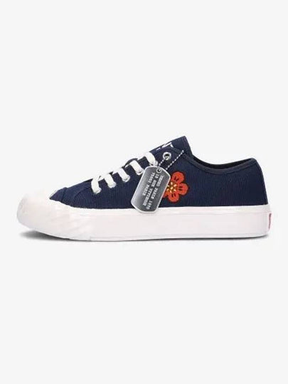 Shool Boke Flower Low Top Sneakers Navy - KENZO - BALAAN 2