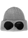 Signature Goggles Wool Beanie Grey - CP COMPANY - BALAAN 2