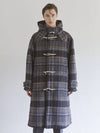 Oversized Wool Long Duffel Coat Gray - IFELSE - BALAAN 2