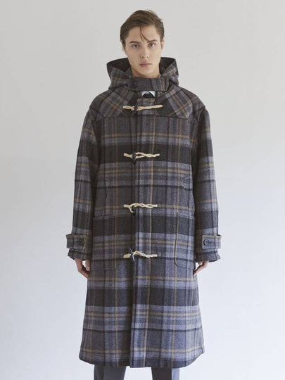 Oversized Wool Long Duffel Coat Gray - IFELSE - BALAAN 2