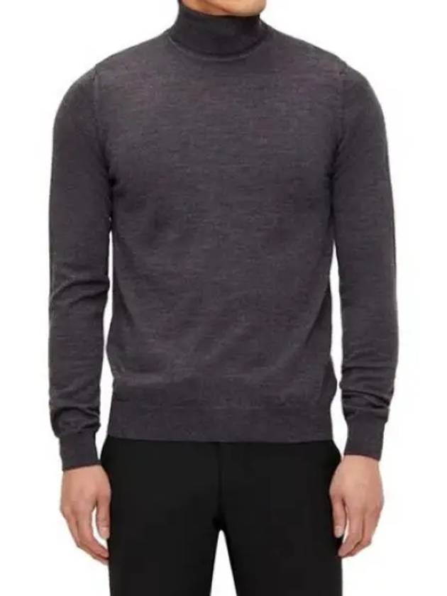 Lyd Merino Wool Turtleneck Grey - J.LINDEBERG - BALAAN 2