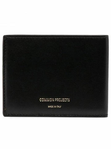 Standard Logo Half Wallet Black - COMMON PROJECTS - BALAAN 1