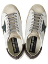 Superstar Brown Tab Low Top Sneakers White - GOLDEN GOOSE - BALAAN 3