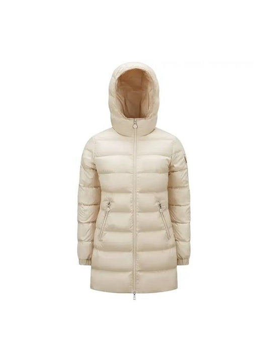 Women's Clements Down Short Padding Vanilla Beige - MONCLER - BALAAN 1