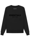 Essential The Core Collection Crew Neck Sweatshirt Black Men - FEAR OF GOD ESSENTIALS - BALAAN 1