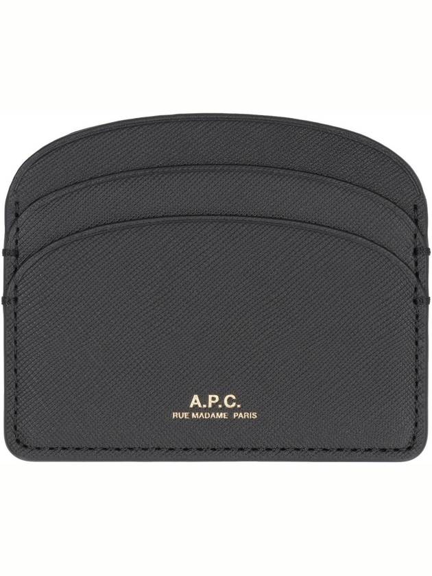 Demi Lune Card Wallet Black - A.P.C. - BALAAN 3