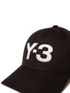 Embroidered Logo Ball Cap Black - Y-3 - BALAAN 3