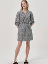 Wave Neck Cotton Dress_Navy - SORRY TOO MUCH LOVE - BALAAN 3