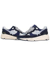 Star Running Sole Suede Low Top Sneakers Grey Navy - GOLDEN GOOSE - BALAAN 3