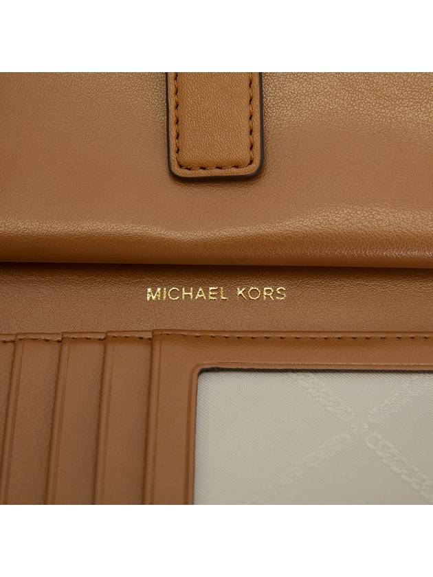 Jet Set Canvas Long Wallet Brown - MICHAEL KORS - BALAAN 9