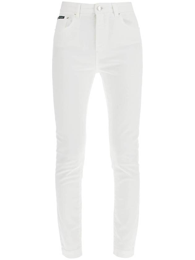 Audrey Straight Jeans White - DOLCE&GABBANA - BALAAN 2