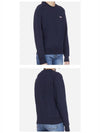 Tricolor Fox Patch Adjusted Sweatshirt Navy - MAISON KITSUNE - BALAAN 6