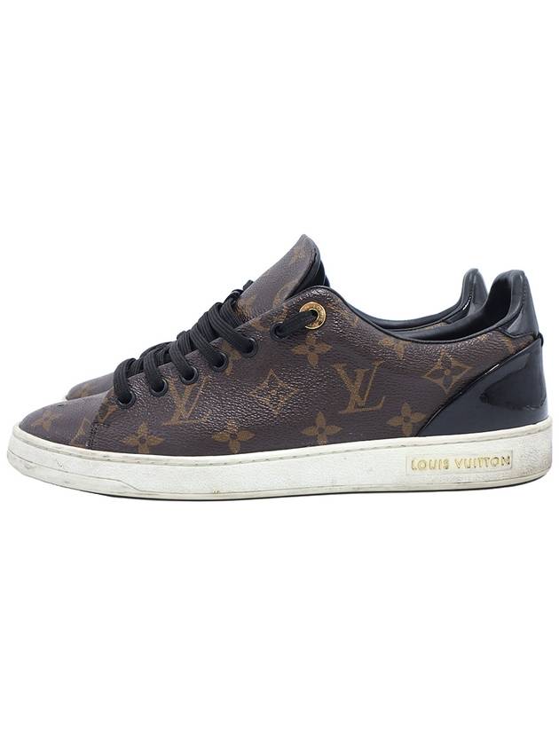 Men s Louis Vuitton 1A1F4N Monogram Canvas Front Low Women Sneakers 40 gt Gangbuk used luxury goods - LOUIS VUITTON - BALAAN 5